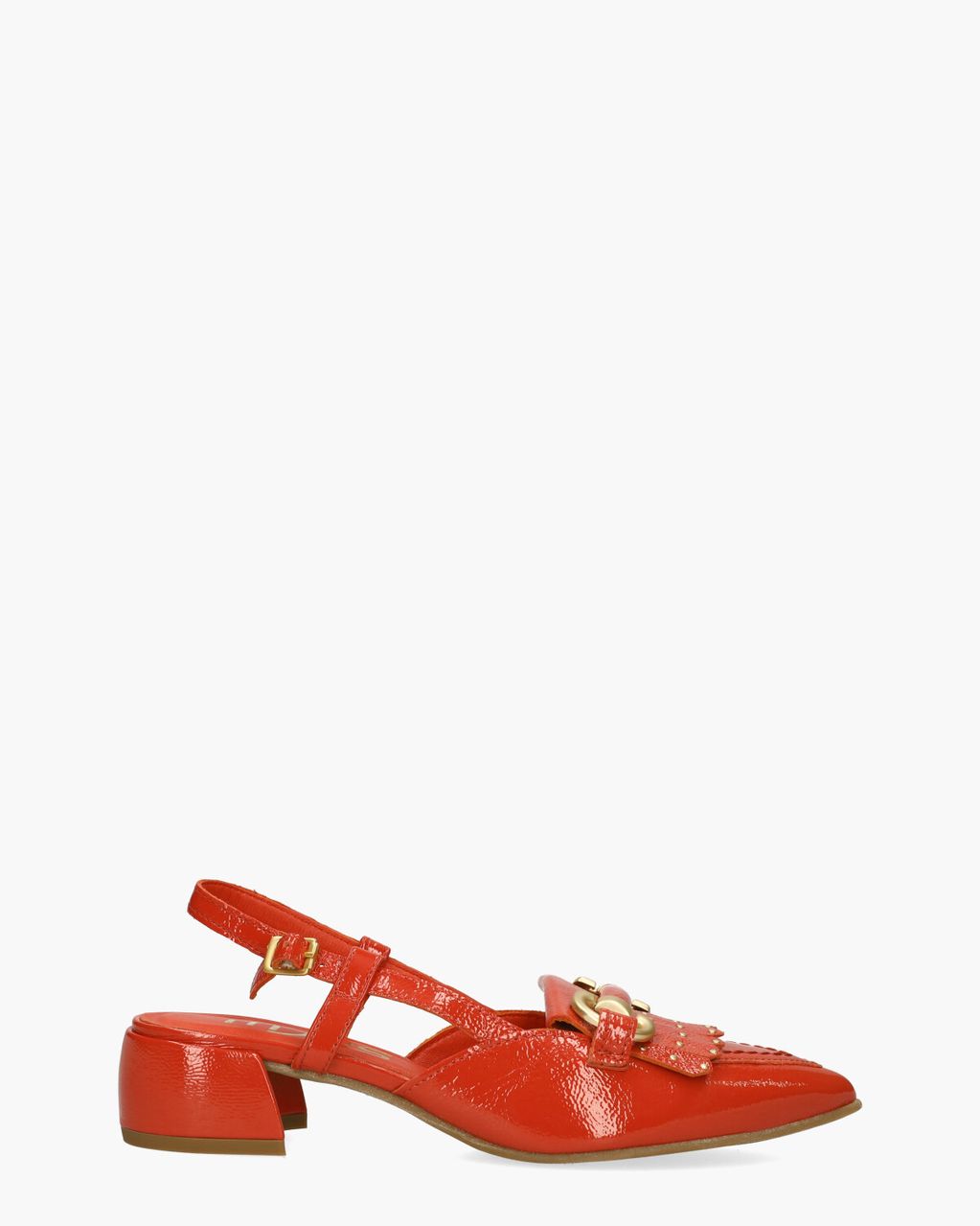 Mjus L72105 Rood Dames Slingbackloafers