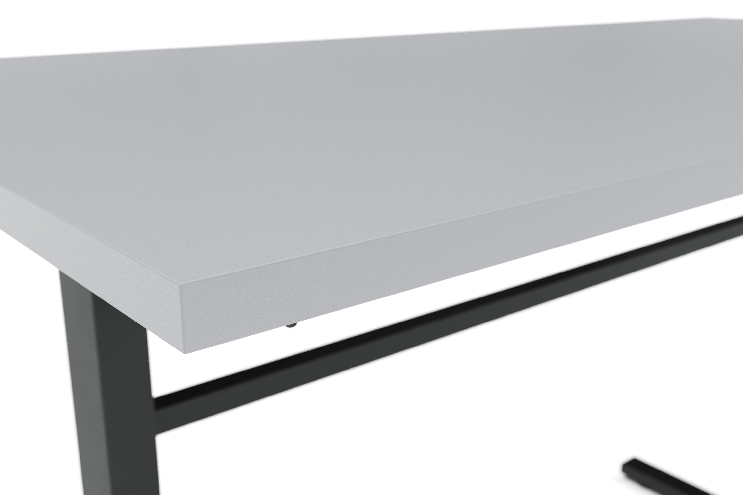 Stehpult manuell höhenverstellbar grau/schwarz 120 x 60 cm