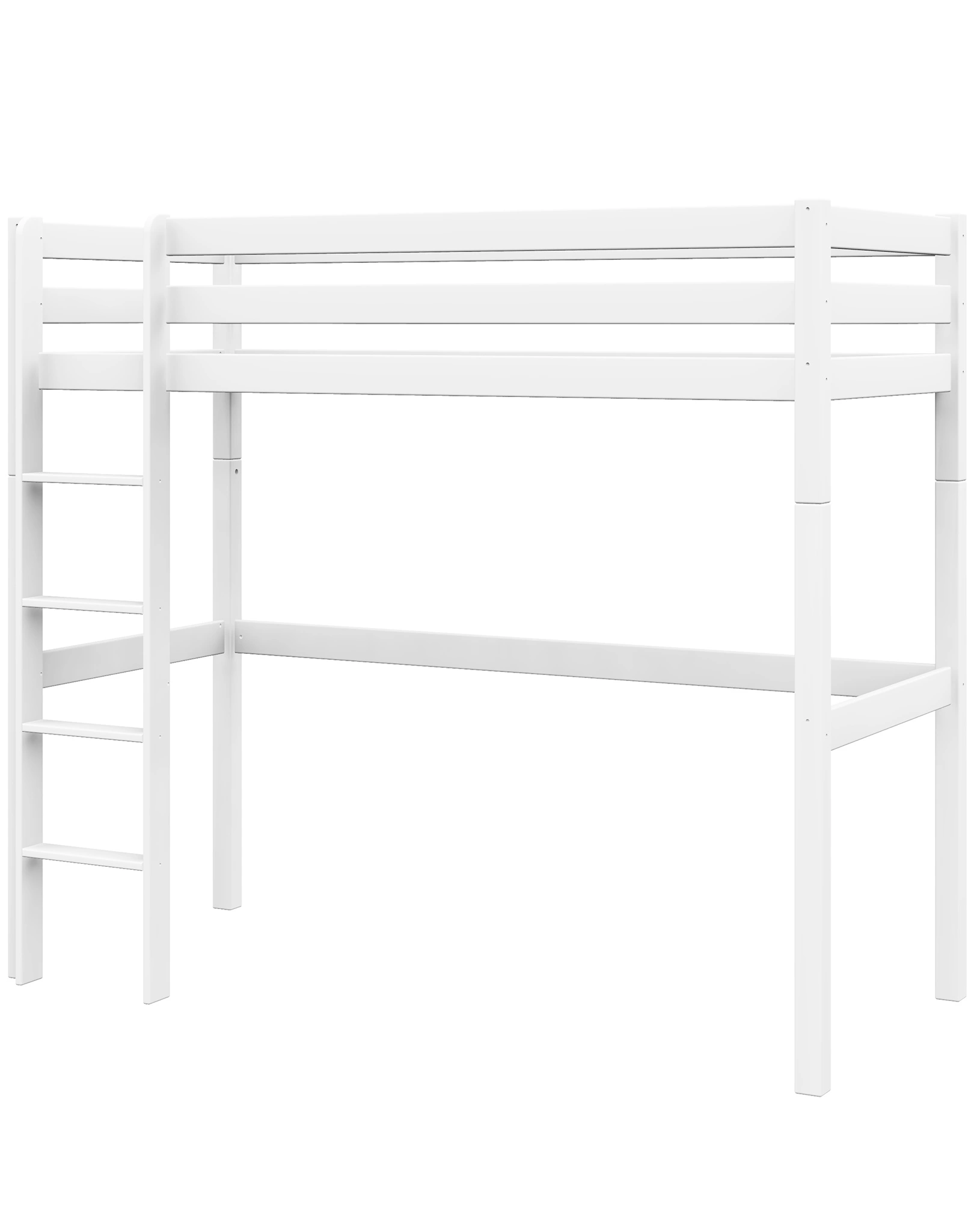 Hochbett PINOCCHIO 90 x 200 cm (Farbe: weiß)