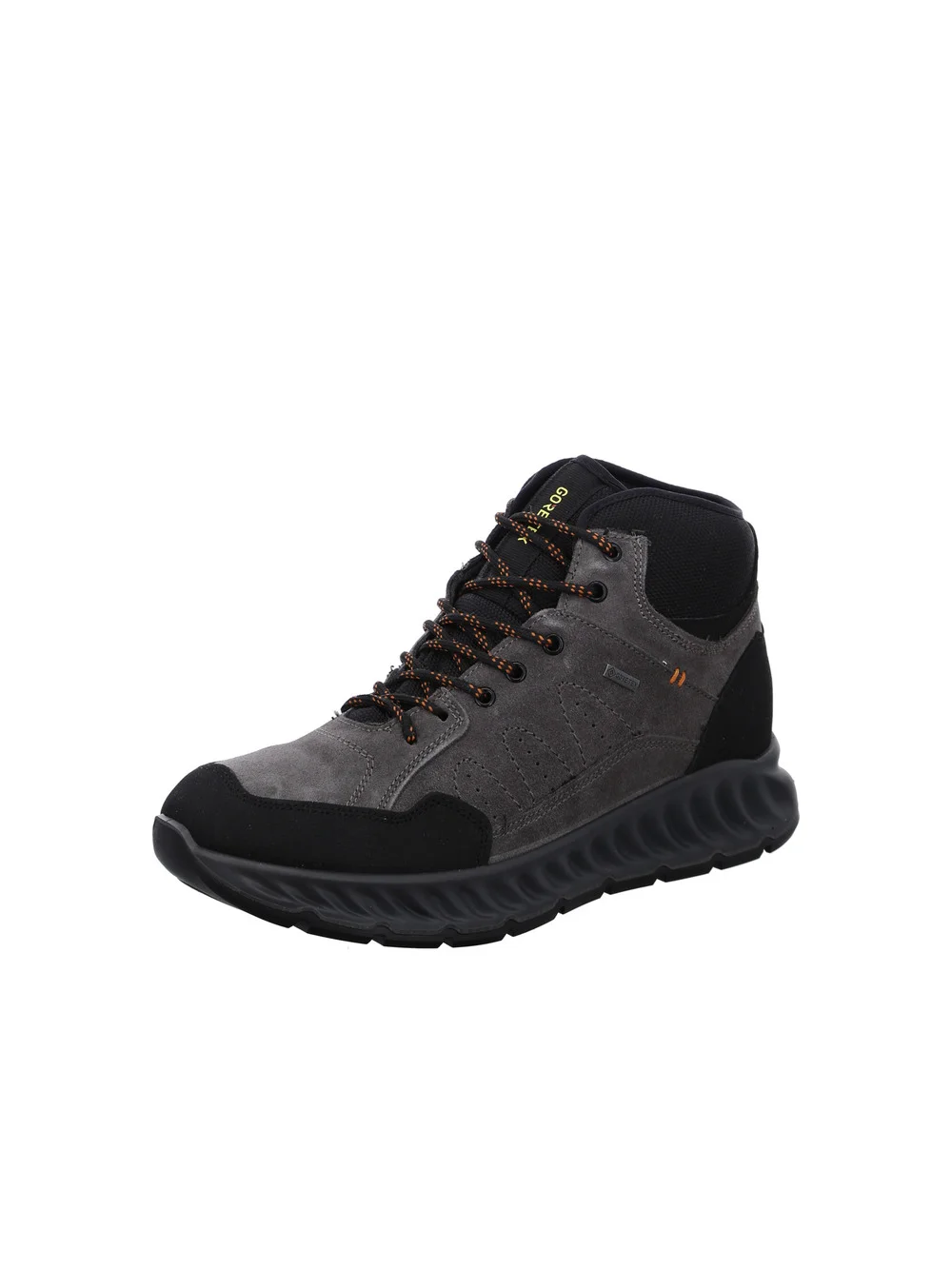 Schnürstiefel Paolo schwarz grau