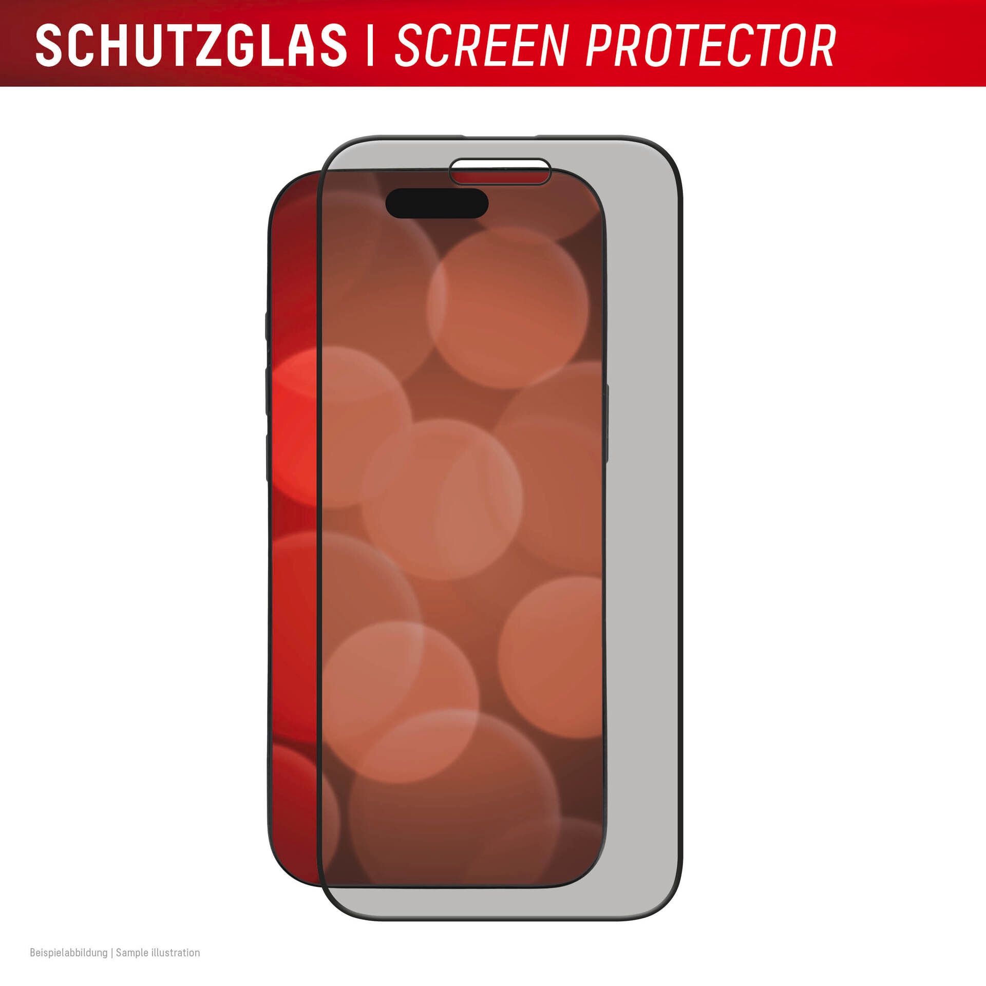 Displex Displayschutzglas »Privacy Glass Screen Protector« für Apple iPhone Air Displayschutzfolie, Schutzfolie, Bildschirmschutz, kratz- & stossfest