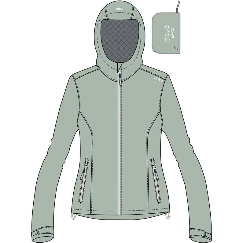 CMP Kinder Rain Hoodie Jacke