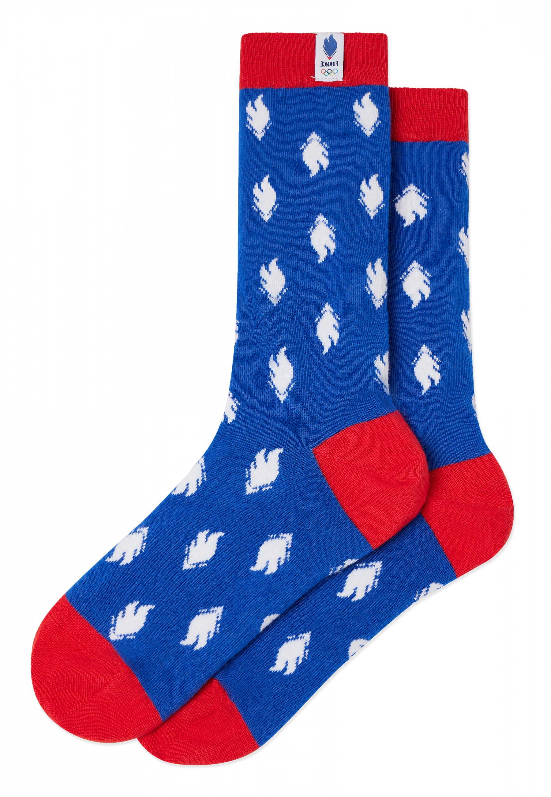 Chaussettes mi-hautes mixtes en coton-Lucas Coq