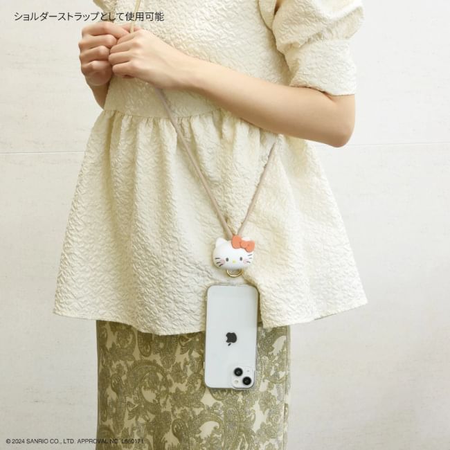 Gourmandise - Sanrio Characters Verstelbare Telefoonkoord met Lanyard Pad
