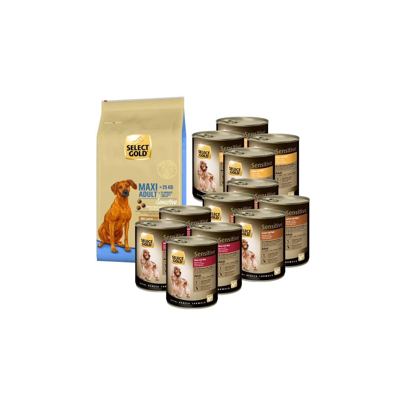 SELECT GOLD Sensitive Mischfütterungs-Set 13tlg.