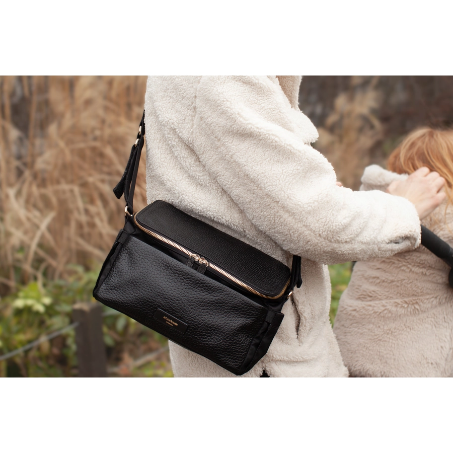 storksak Kinderwagen-Organiser Alyssa Black  Gold