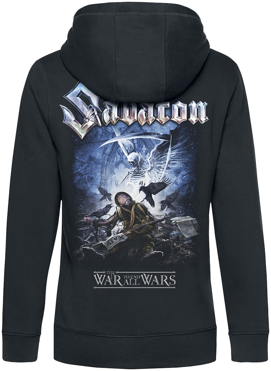 The War To End All Wars | Sabaton Sweat-shirt zippé à capuche
