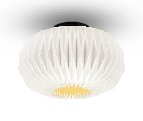 LED-Deckenleuchte mit Origamischirm