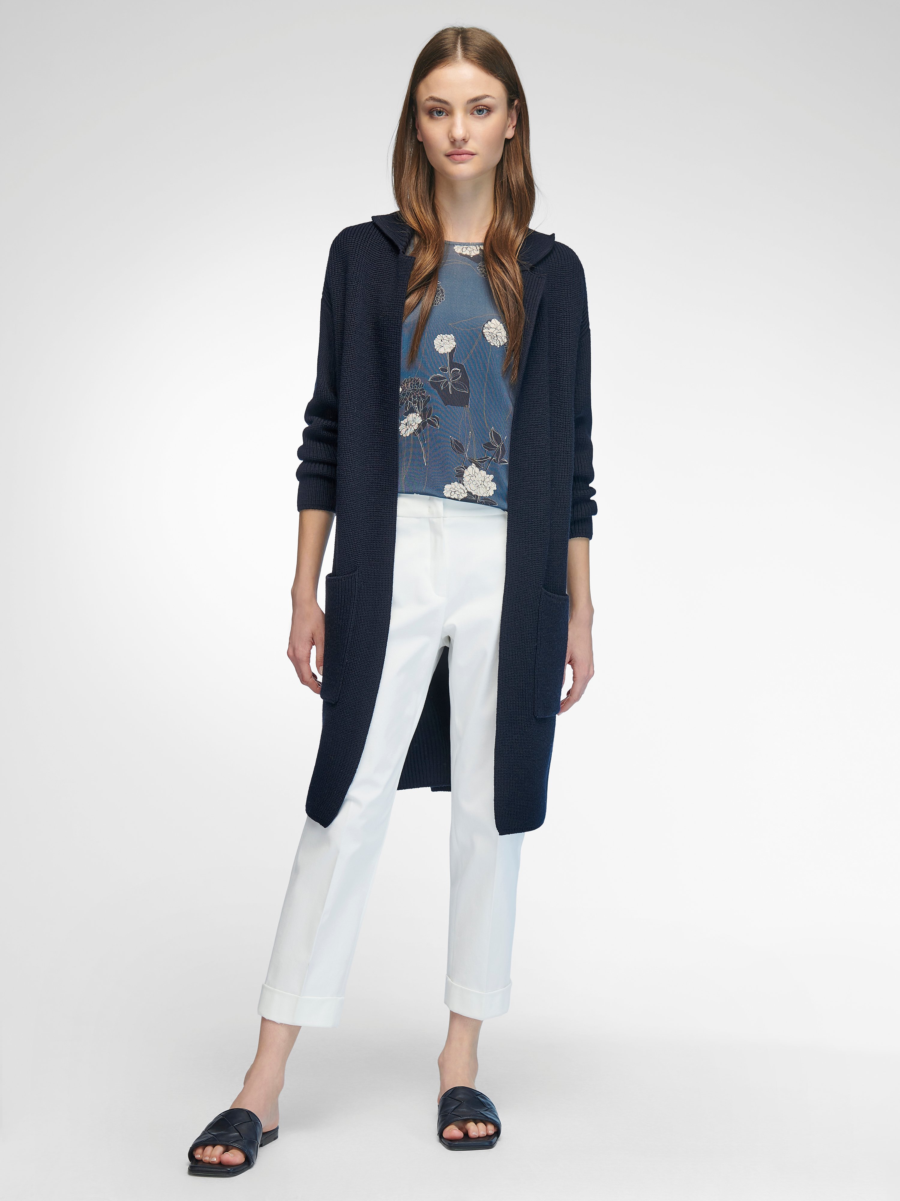 Rundhals-Shirt mit 1/2-Arm