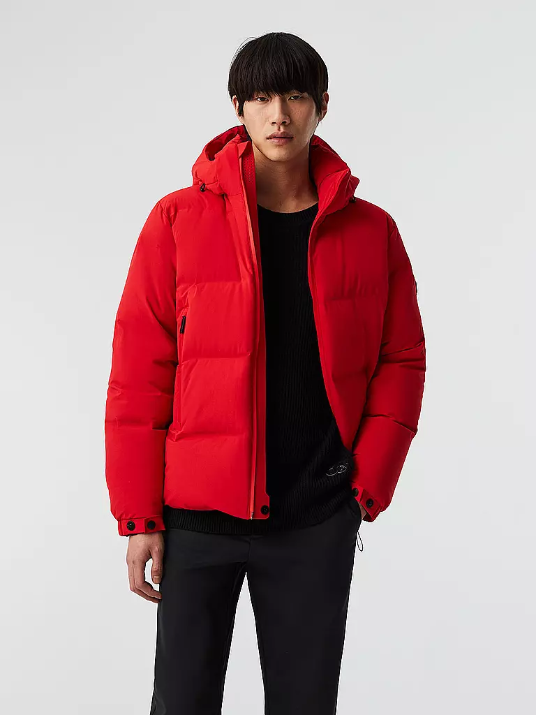 ALPHATAURI Daunensteppjacke ODORU rot