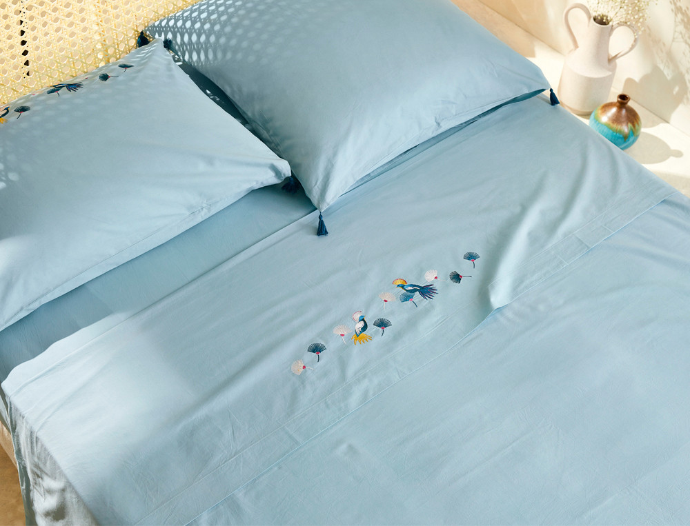 Linge de lit-Oiseaux de paradis