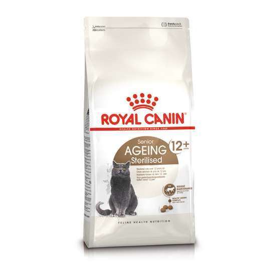 Croquettes chat stérilisé +de 12 ans Ageing Sterilised 12+ 4kg