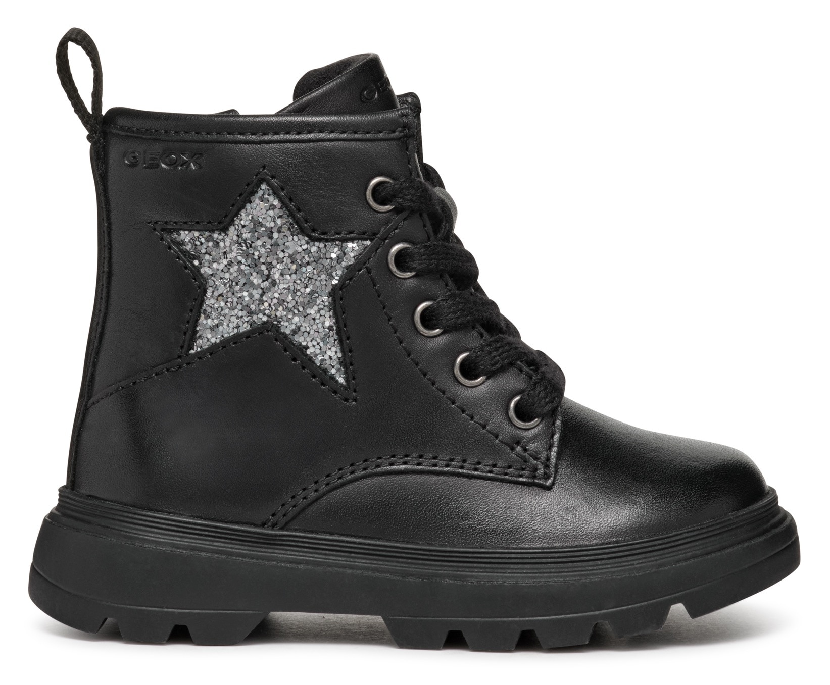 Geox Schnürstiefel »B KIDDARTAH GIRL A«  Plateaustiefel, Winterstiefel, Chunky Boots mit Proil Plateausohle