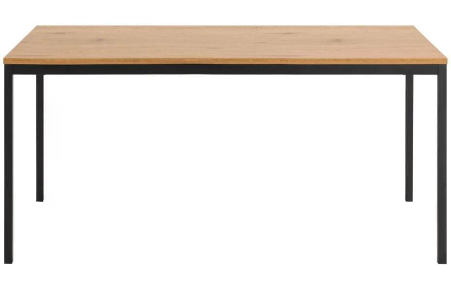 Tisch Seaford Eiche/Schwarz<br>Esstisch