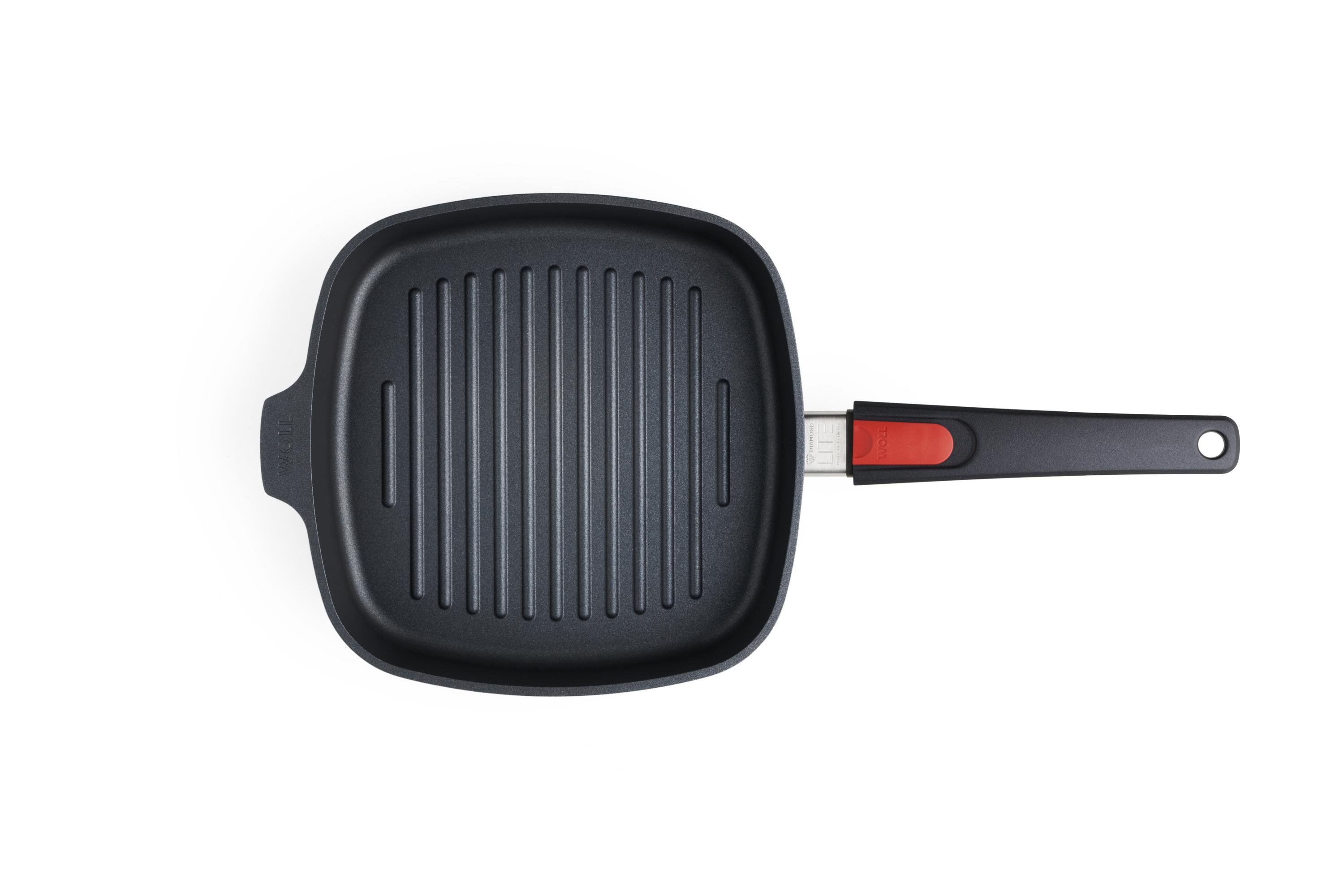 Diamond Lite Guss-Steakpfanne, viereckig, mit Rillen