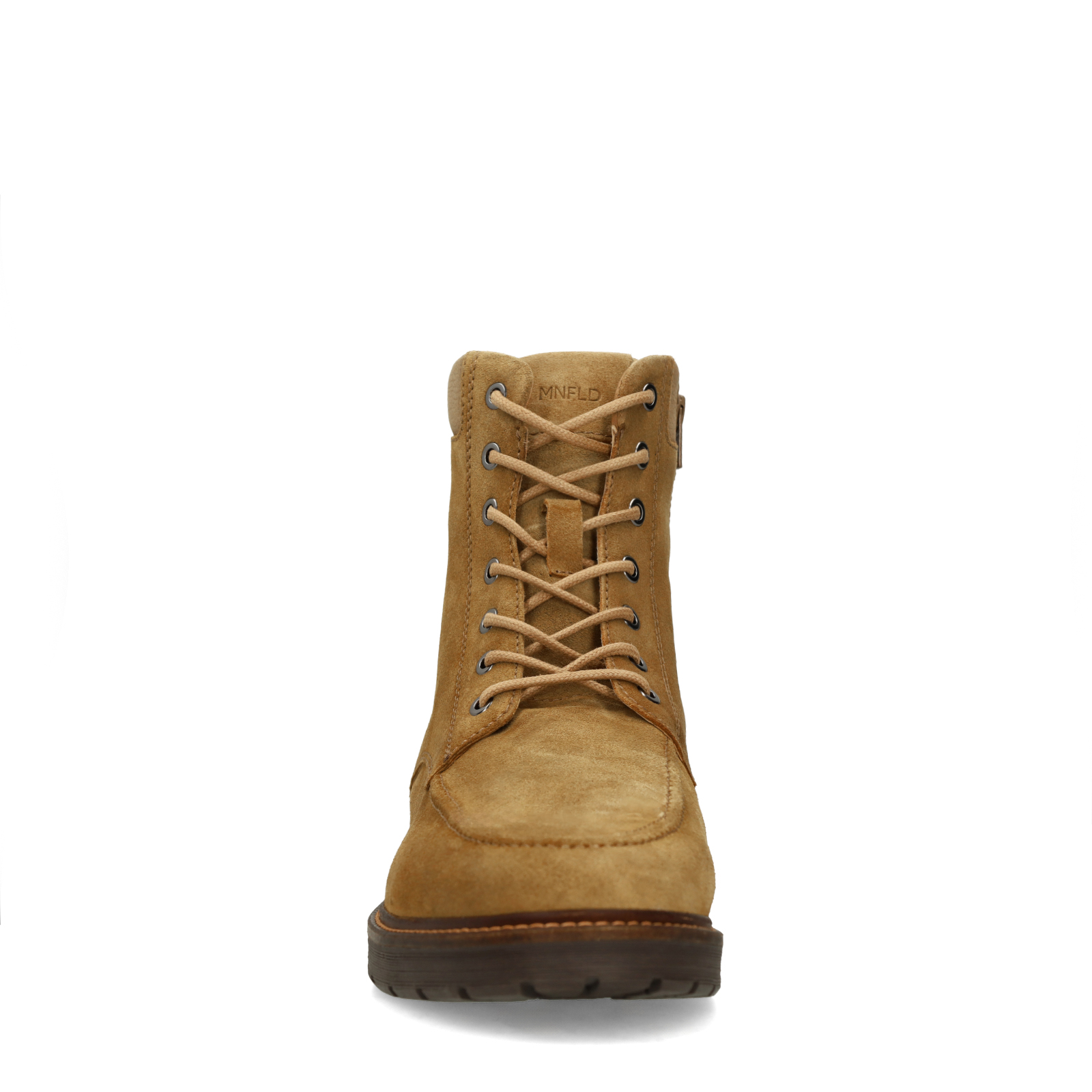 Beige suède veterboots