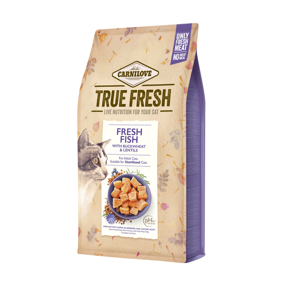 Croquettes True Fresh au poisson pour chat 1.8 kg