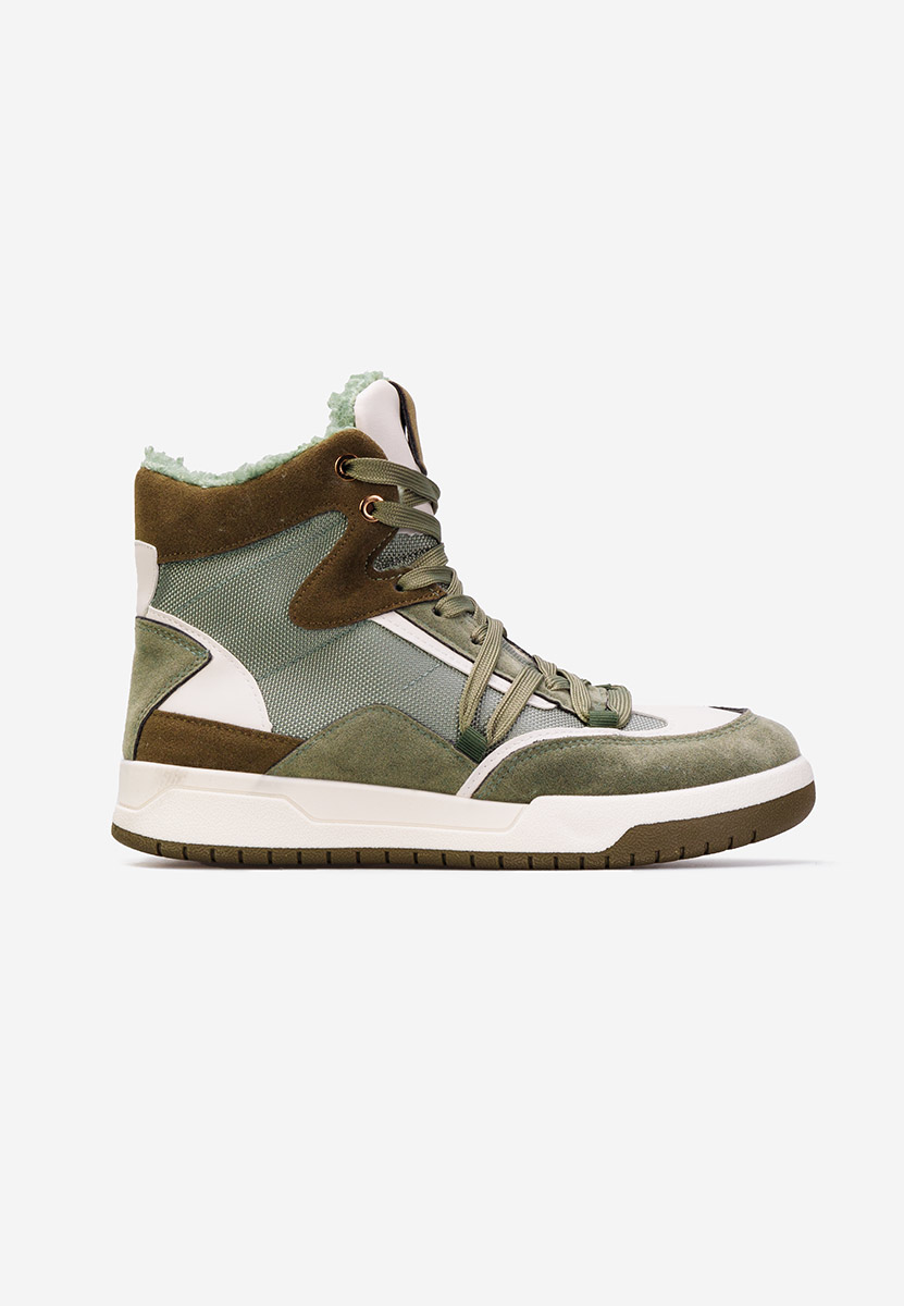 Baskets d'hiver pour femmes vert Kaleria