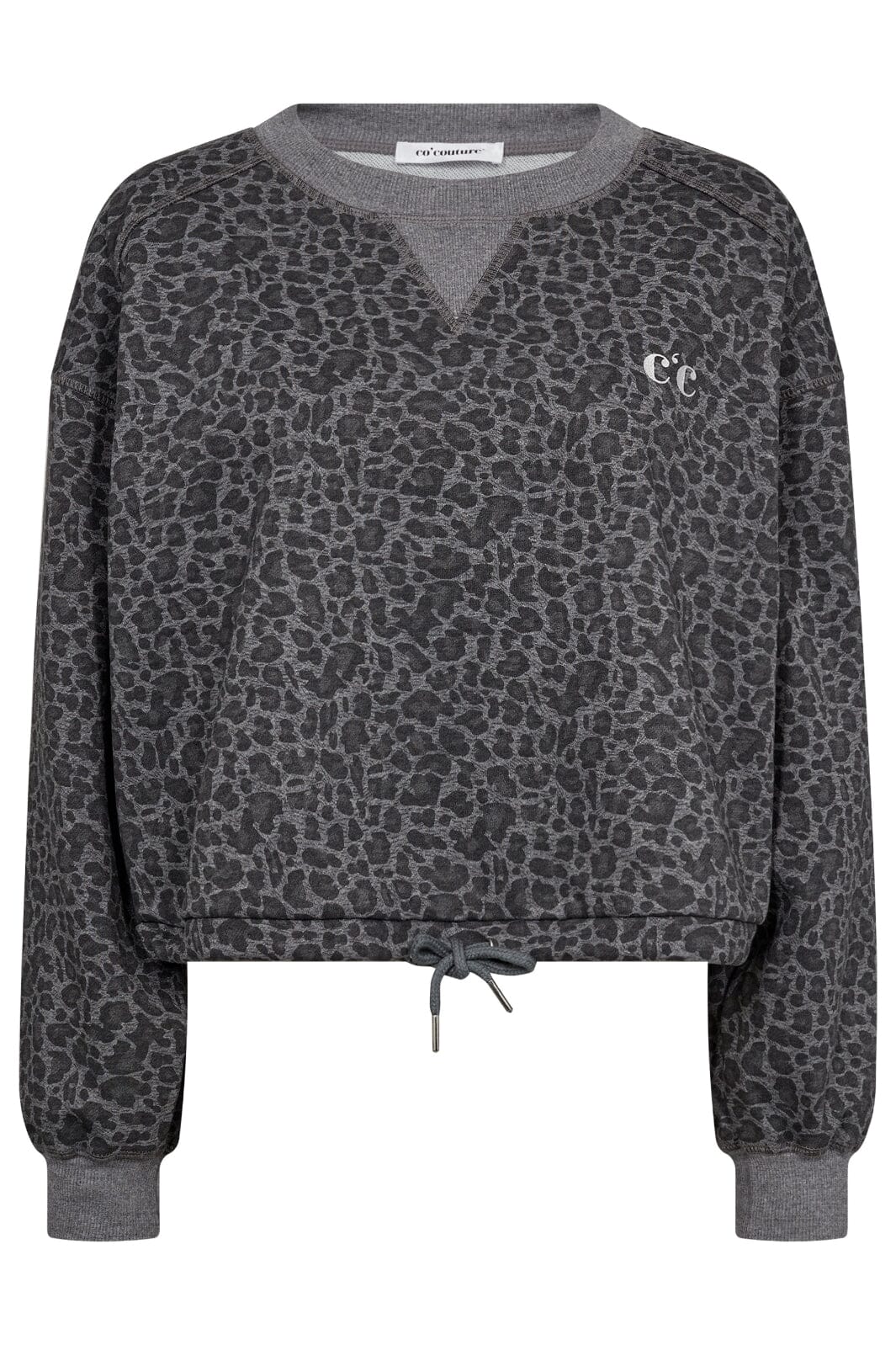 Co´Couture Cropcc Tie Leo Sweat 37025