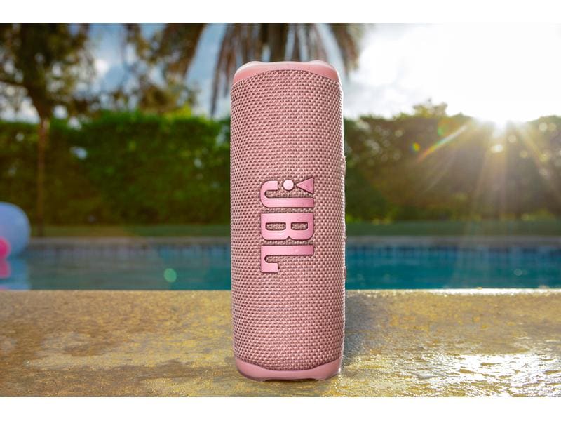 JBL Bluetooth Speaker Flip 6 Rosa, Pink Wasserdichter und kraftvoller Bluetooth Speaker