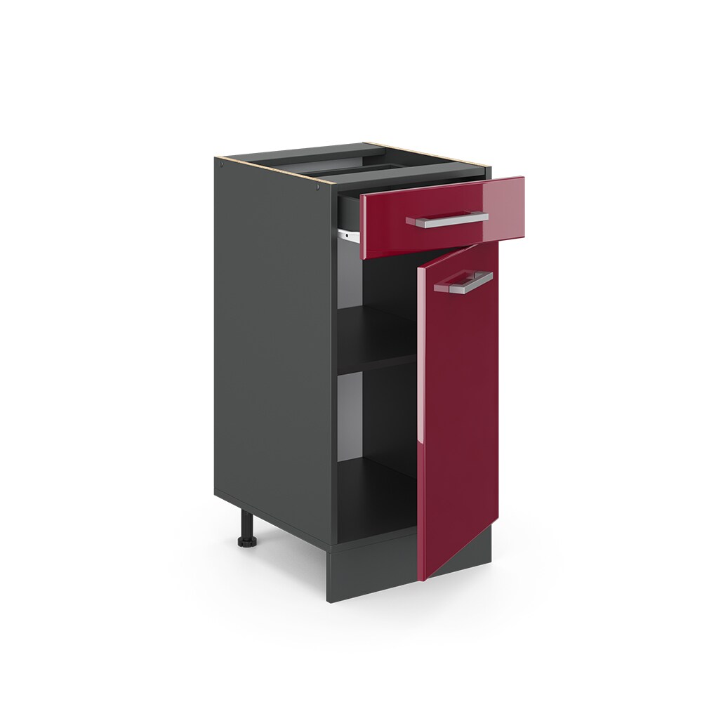 VICCO Küchenschrank Unterschrank Schubunterschrank 40 cm R-Line Anthrazit