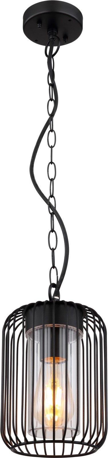 Außenleuchte - schwarz matt - 75,5 cm