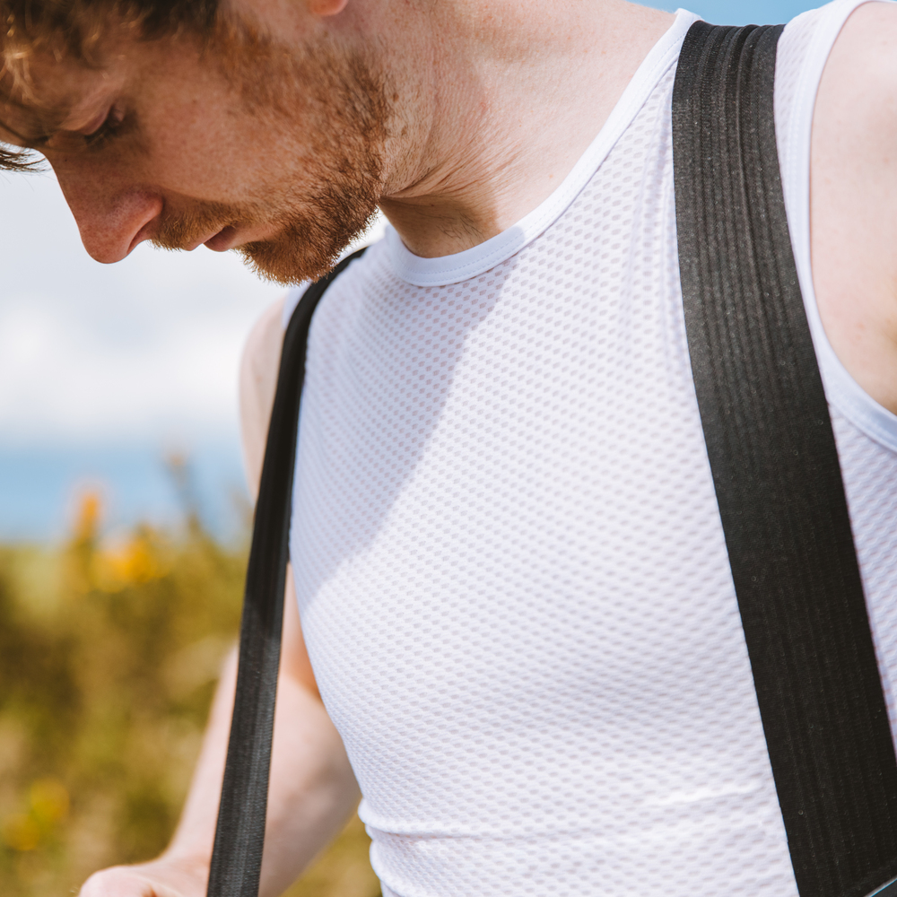 GripGrab Ultralight Mesh svedundertrøje uden ærmer hvid