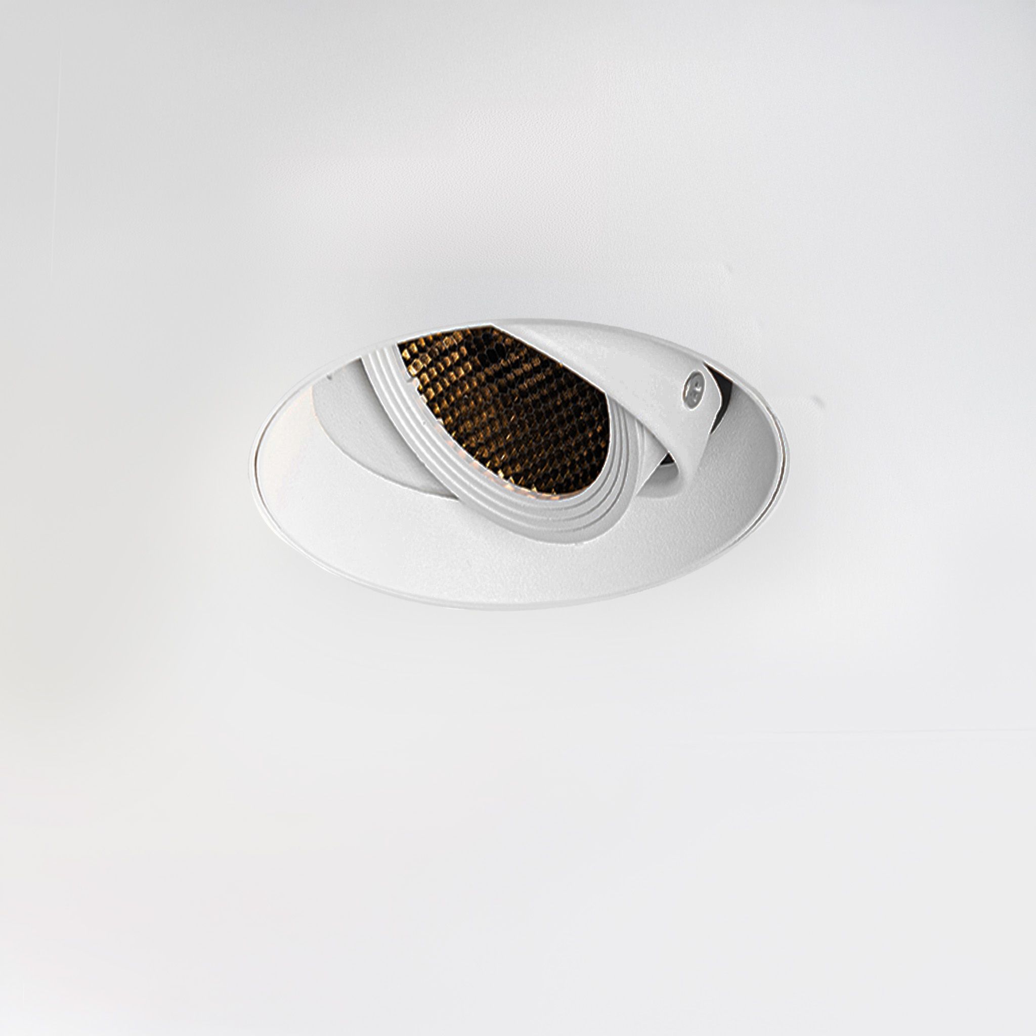 Moderne inbouwspot wit GU10 AR70 rond trimless - Oneon Honey