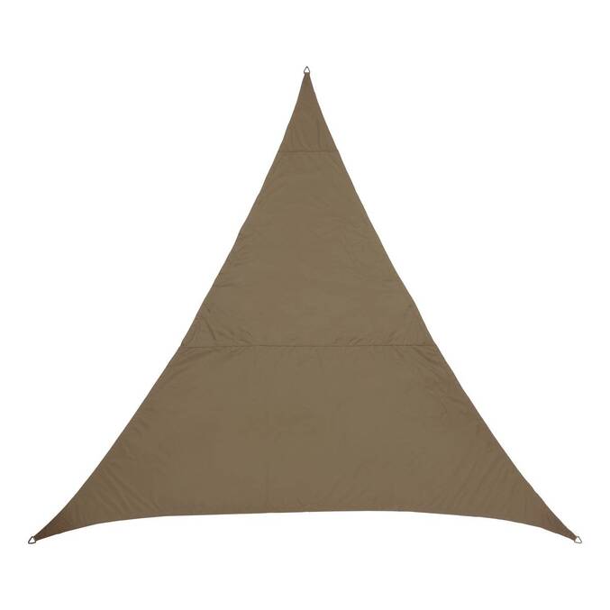 Voile d'ombrage triangulaire ELYORA Blé