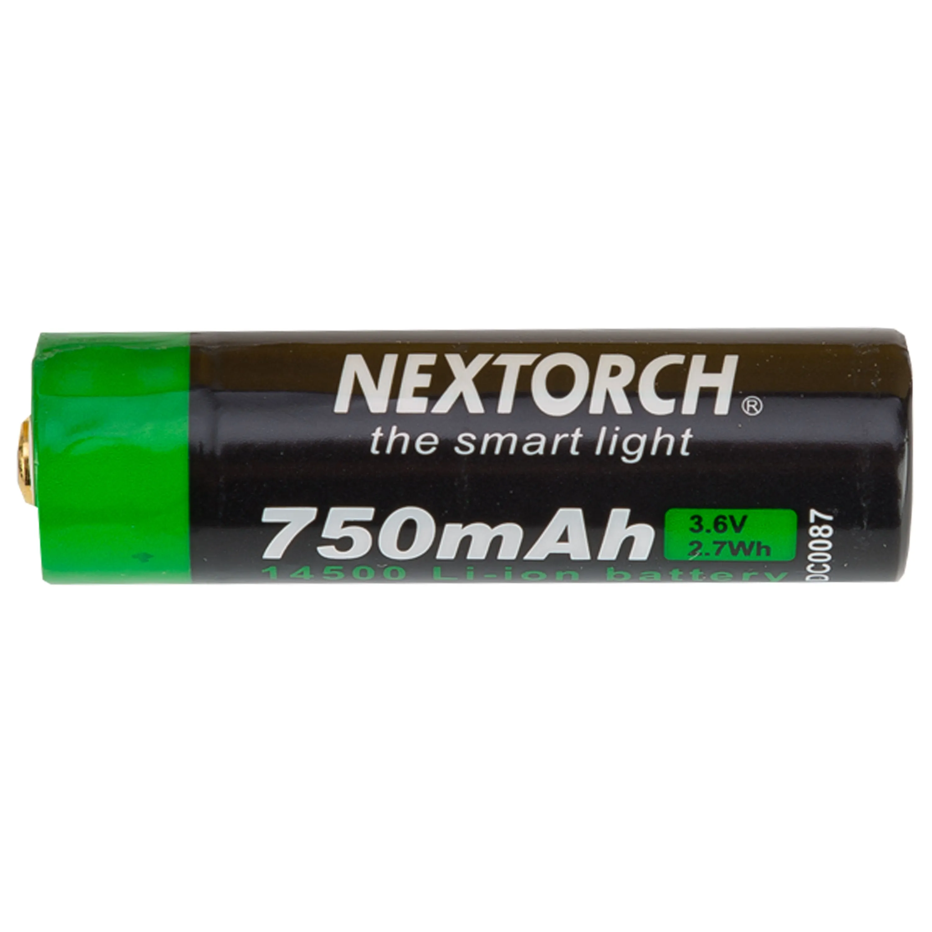 Nextorch -  Nextorch Akku 14500 USB Li-Ion 3.6V 750 mAh