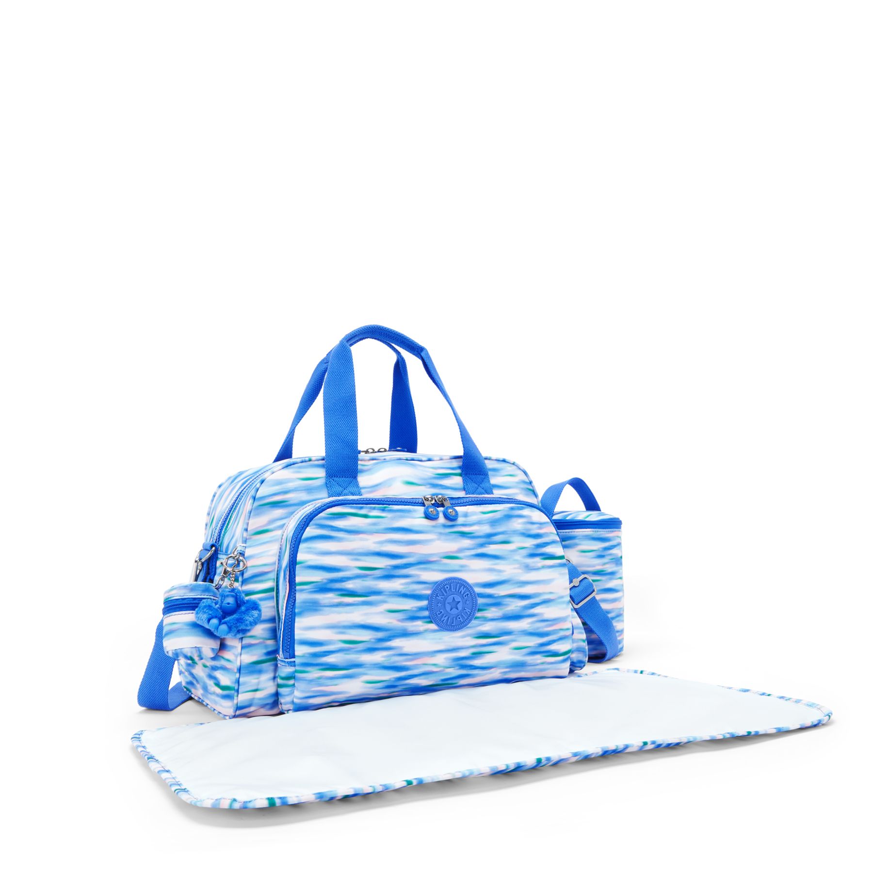 CAMAMA Sac À Langer avec Matelas à Langer - Diluted Blue