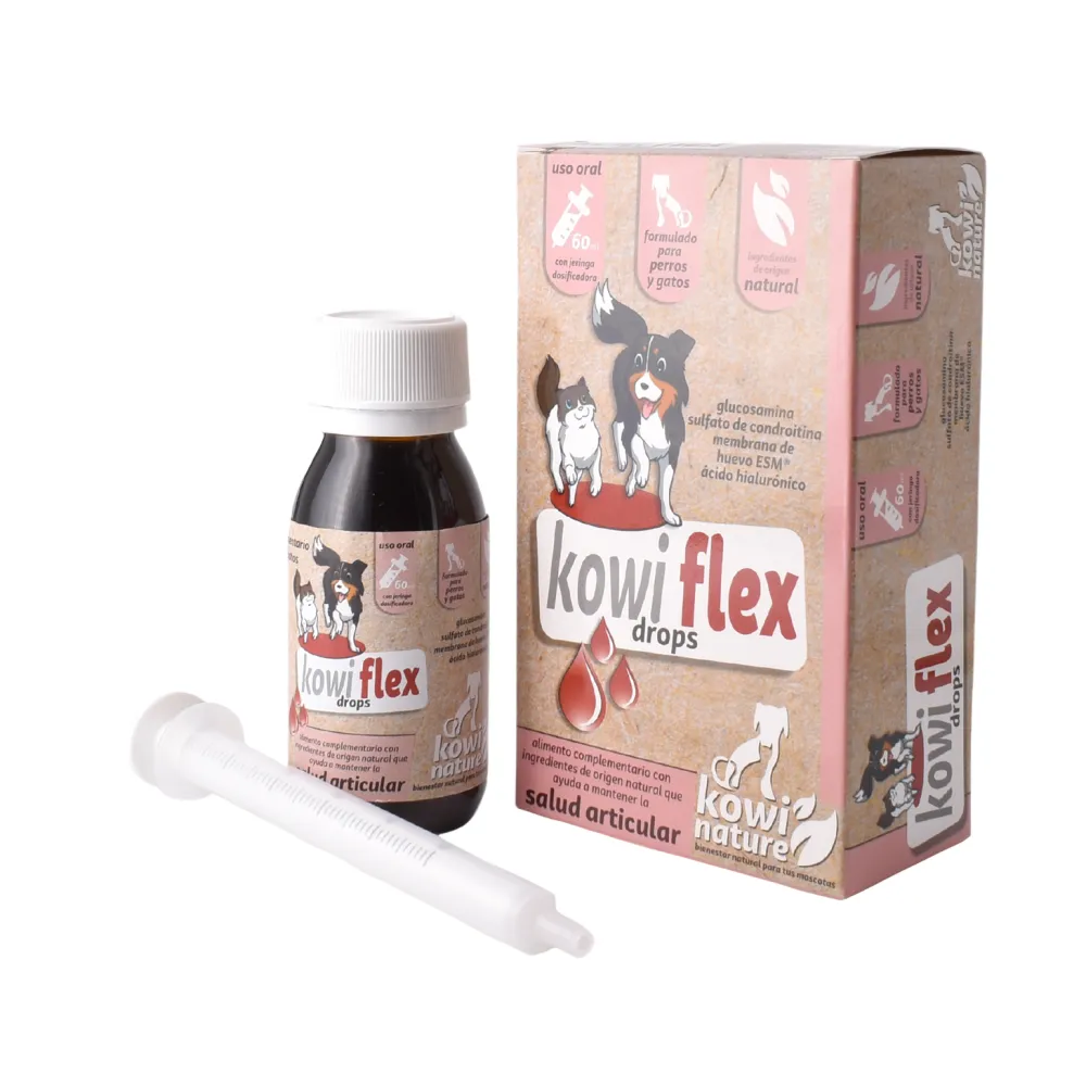 Kowi Nature Condroprotetor Natural KOWI FLEX plus gotas para cães e gatos