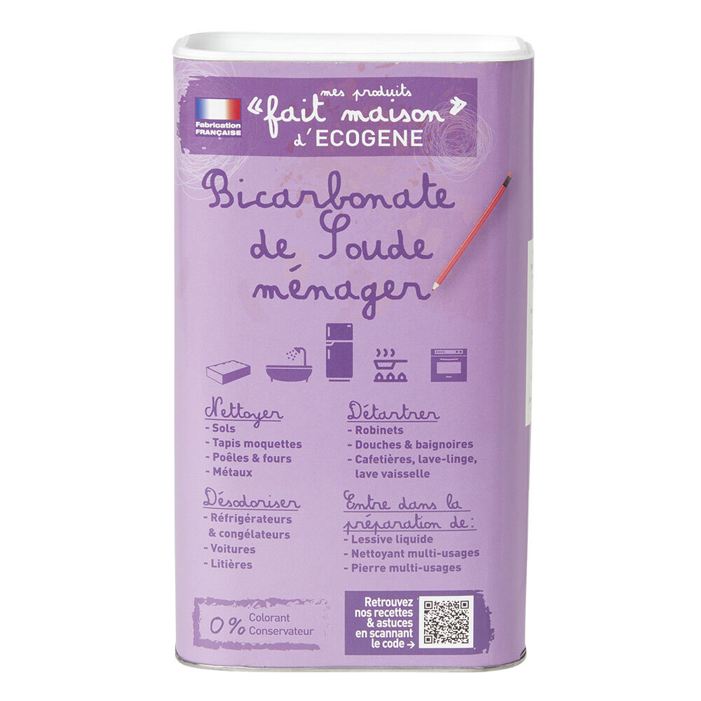 Bicarbonate de soude Ecogene 1,5 kg