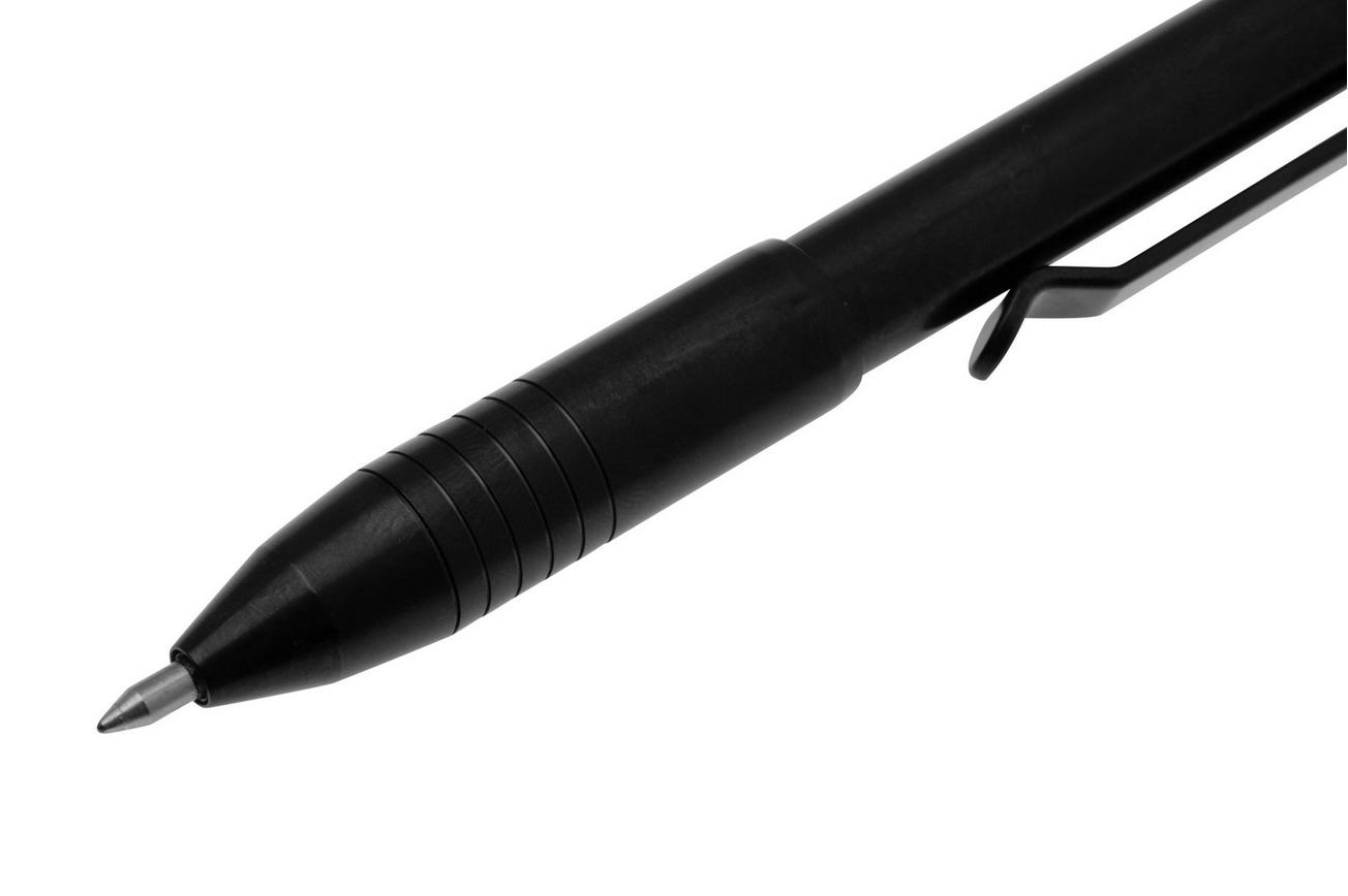 Big Idea Design Ti Pocket Pro Pen TI-PP-BK Antique Black Titanium, auto adjusting everyday carry pen