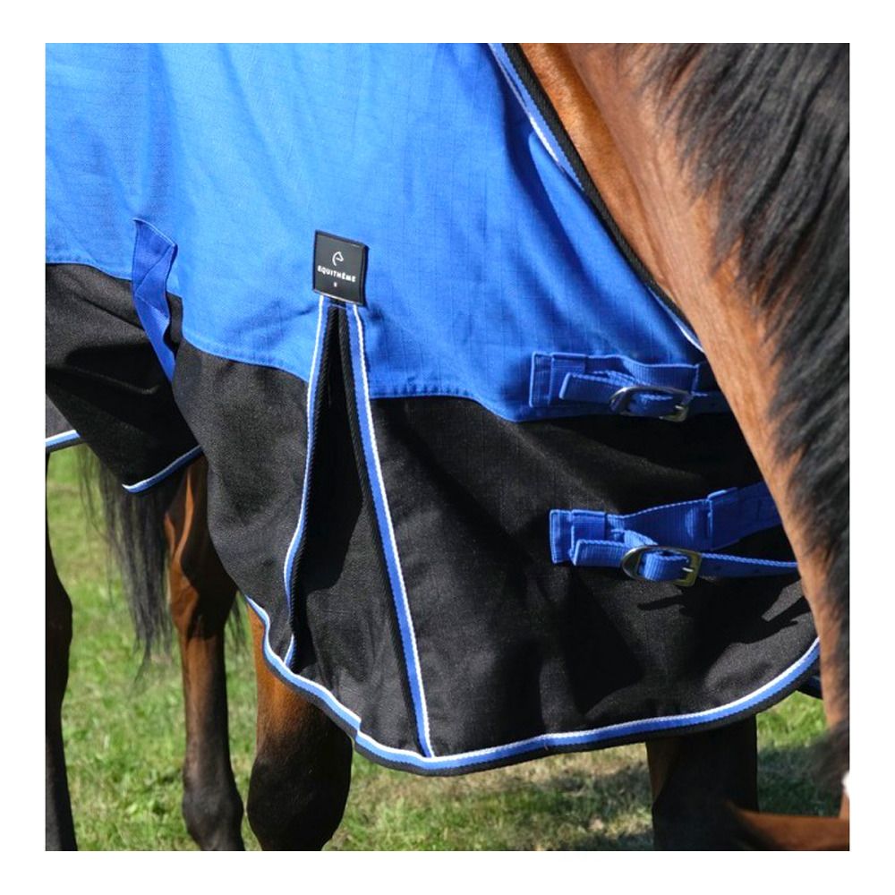 Equitheme TYREX 1200D 0G - Couverture paddock bleu/nr