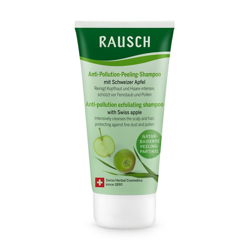 RAUSCH Anti-Pollution-Peeling-Shampoo<br>30 ml, Tube, mit schweizer Apfel