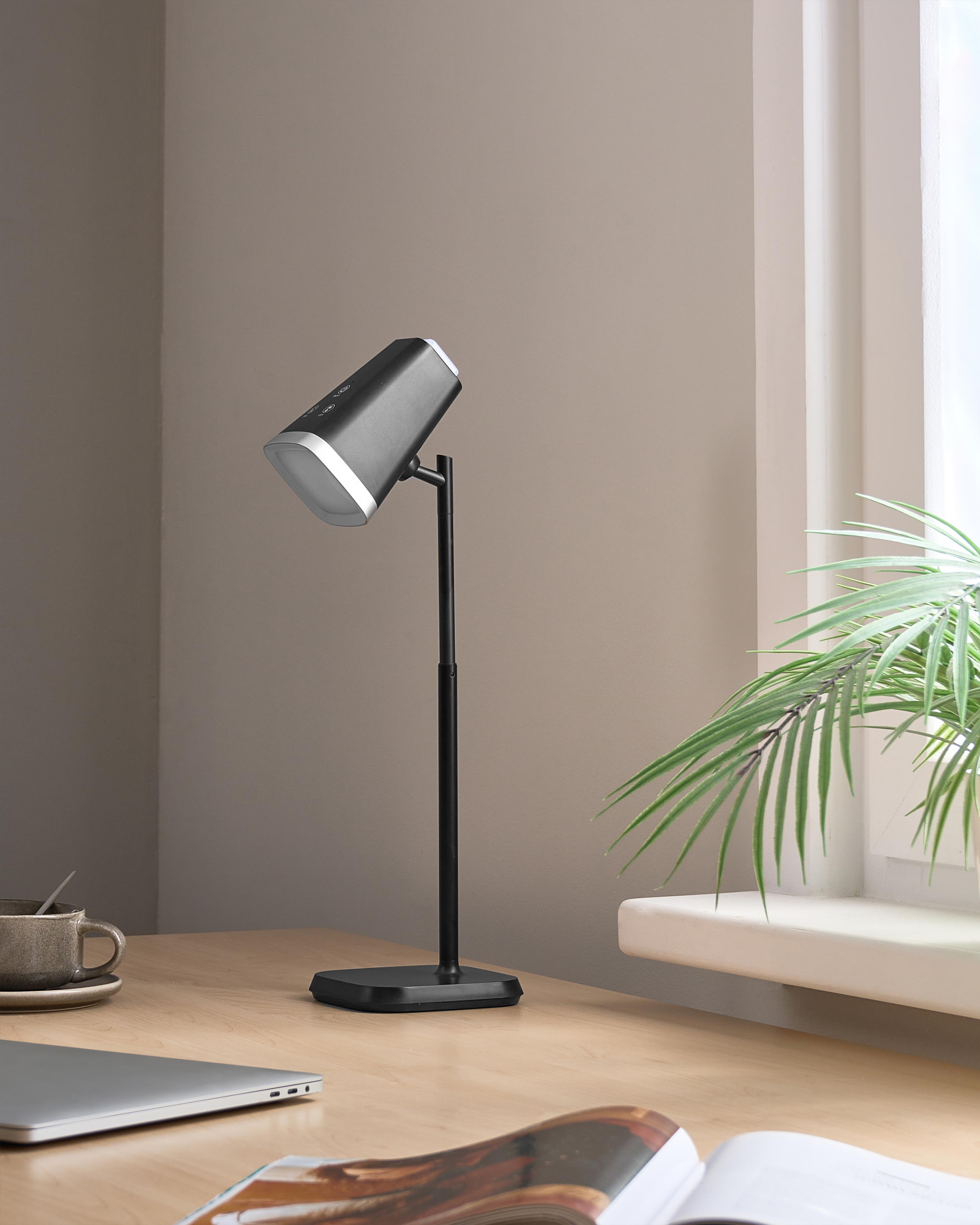 LED bureaulamp MUSCA met dimmer Zwart