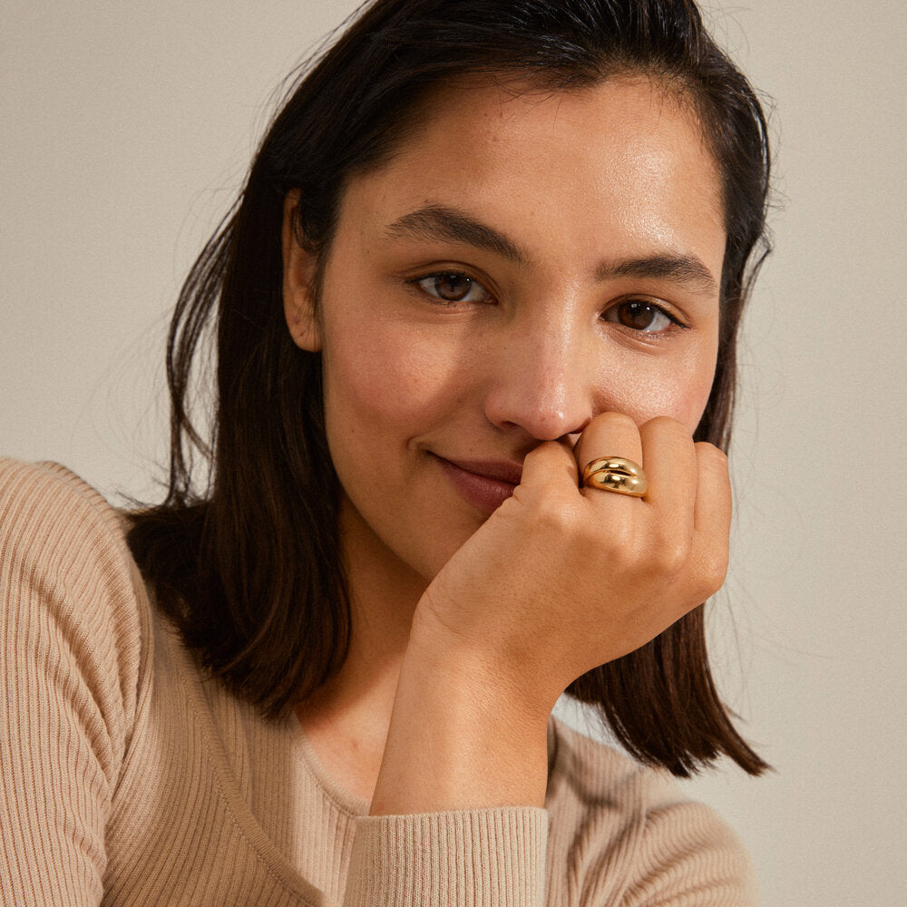 PILGRIM  Orit ring - forgyldt