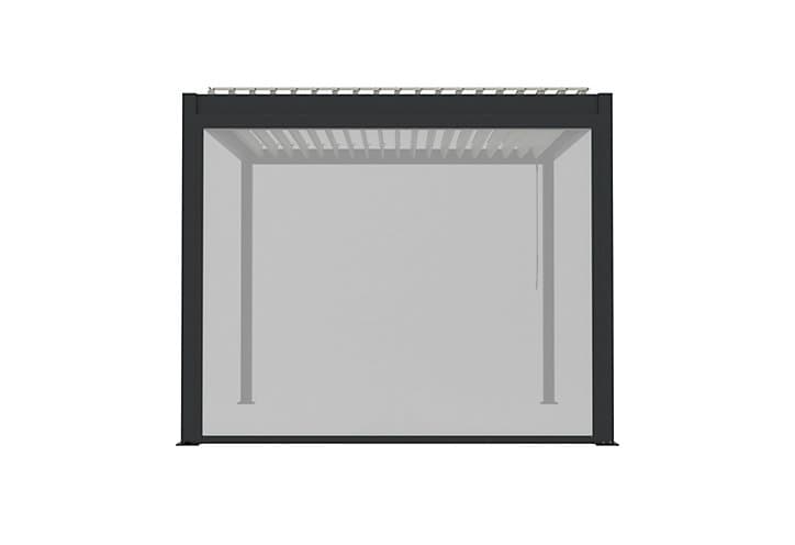 Store façade pour pergola Cameo gris l. 2,88m