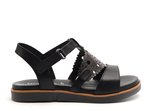 Dorking nu pieds plats femme d8732 txla noir