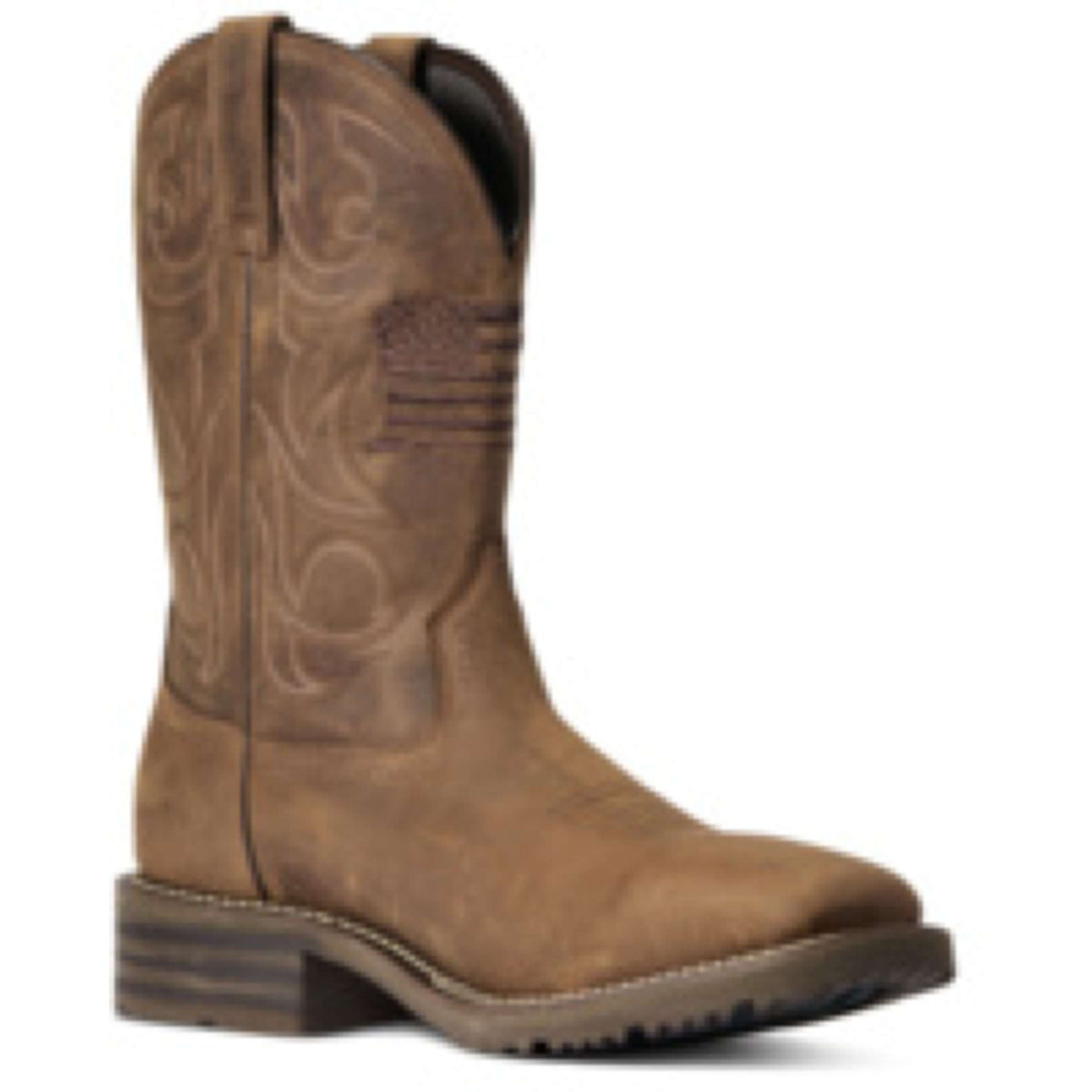 Ariat Western Boots Hybrid Patriot H2O Heren Distressed Brown