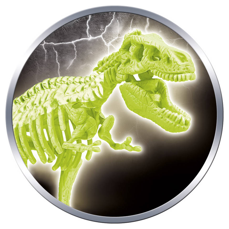 Clementoni Archeospel T-rex fluoriserend