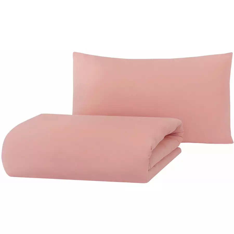 hibboux® Bettwäsche-Set Mono Duvet Cover - Rose Rose