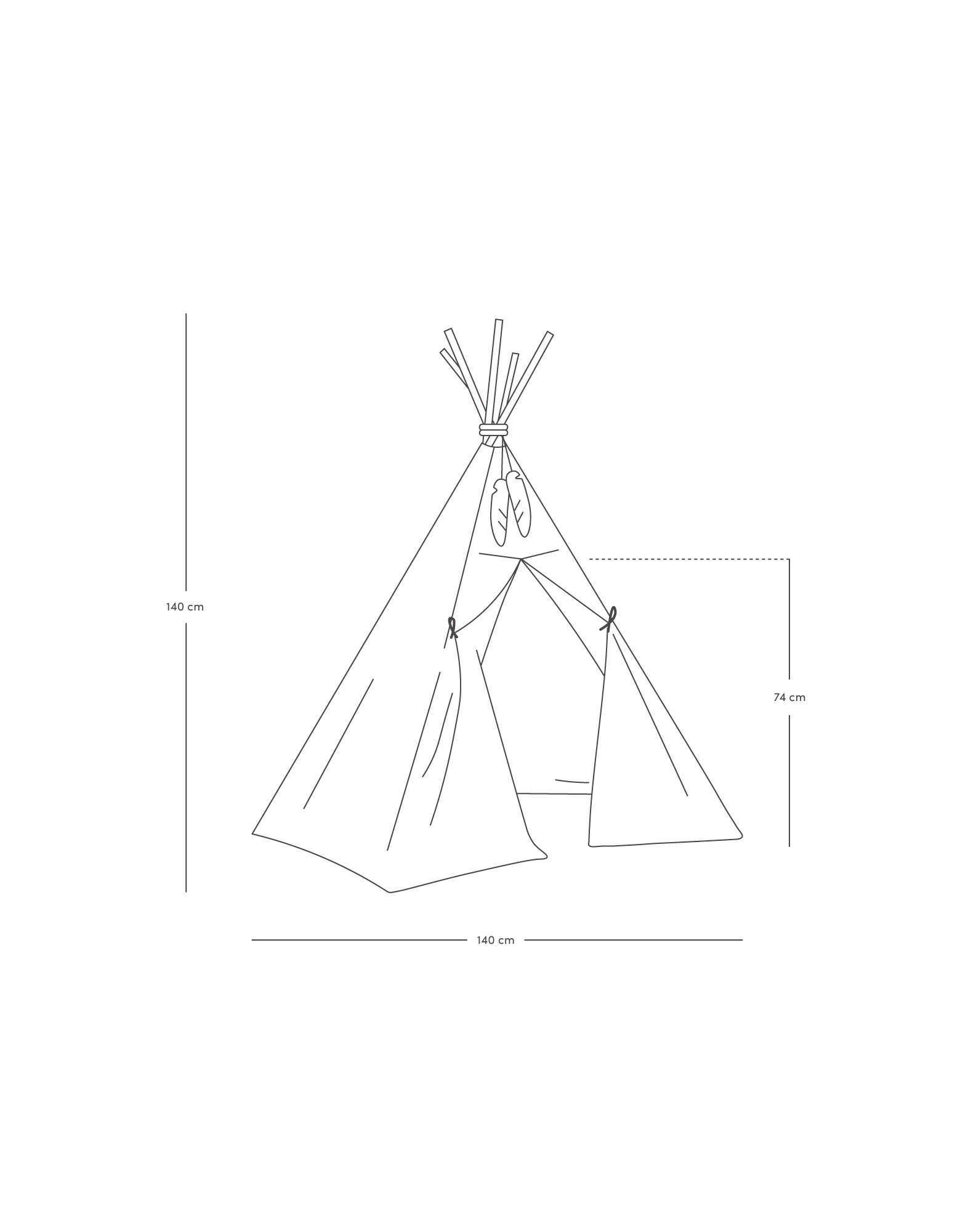 Tipi nevada | Marron