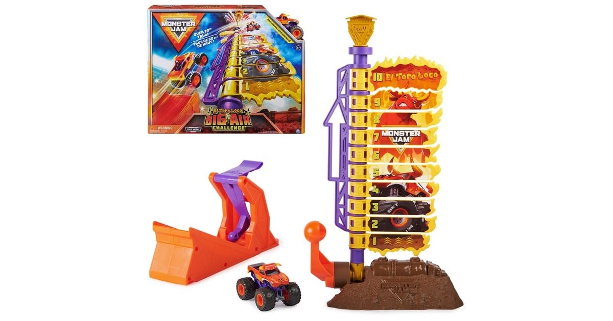 Spin MasterMonster Jam - El Toro Loco's Big Air Challenge Speelgoedvoertuig  (Schaal 1:64)