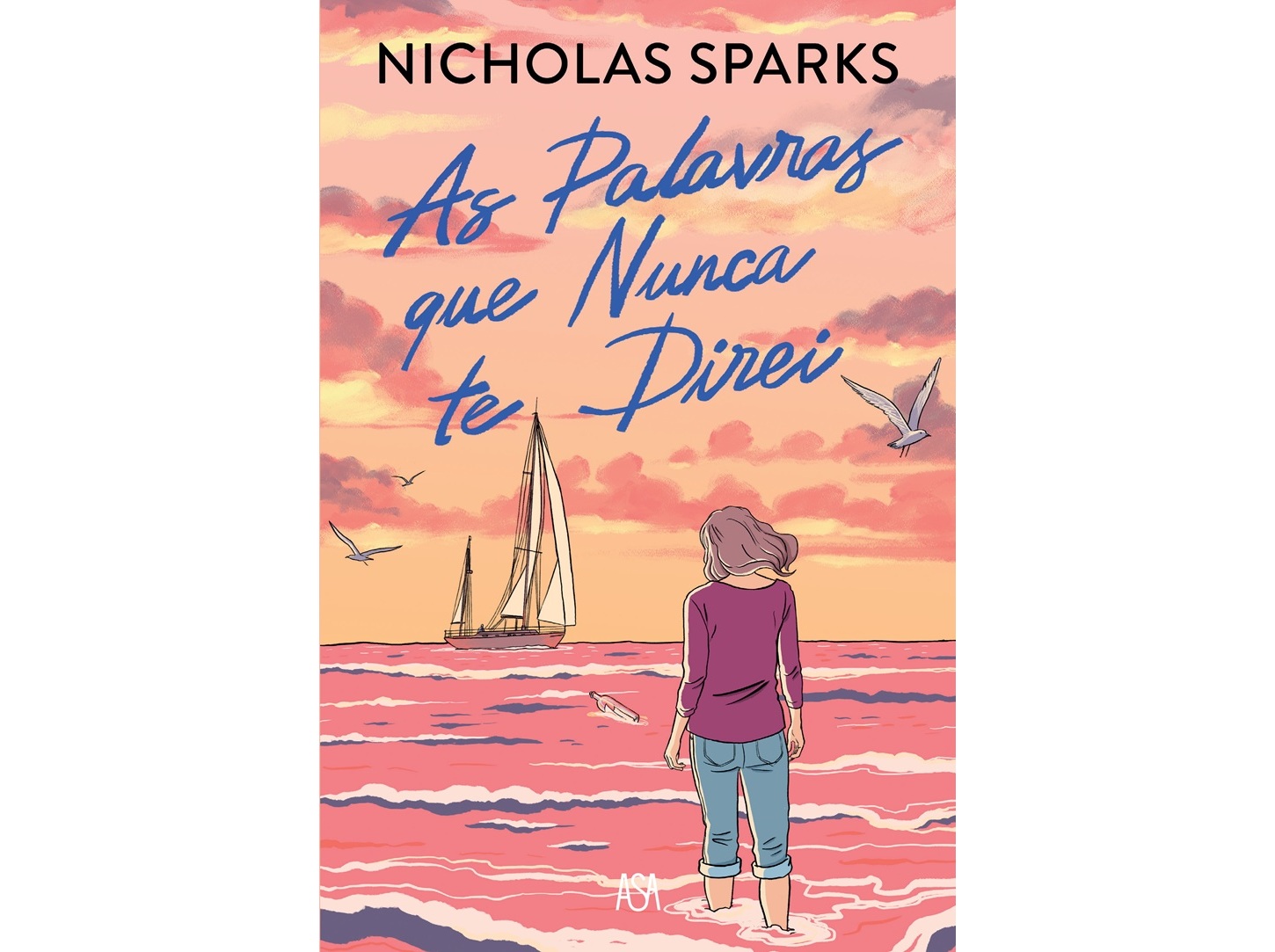 LIVRO AS PALAVRAS QUE NUNCA TE DIREI - CAPA ILUSTRADA