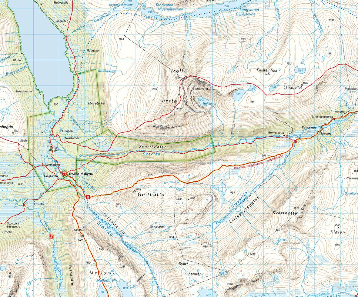 Calazo Turkart Trollheimen 1:50 000