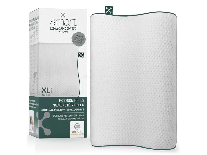 Smartsleep Nackenkissen Ergonomic   60 x 43 cm Ergonomisches Schlafkissen