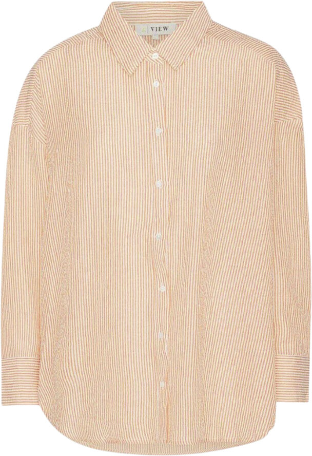 A-VIEW Sonja shirt Orange/white