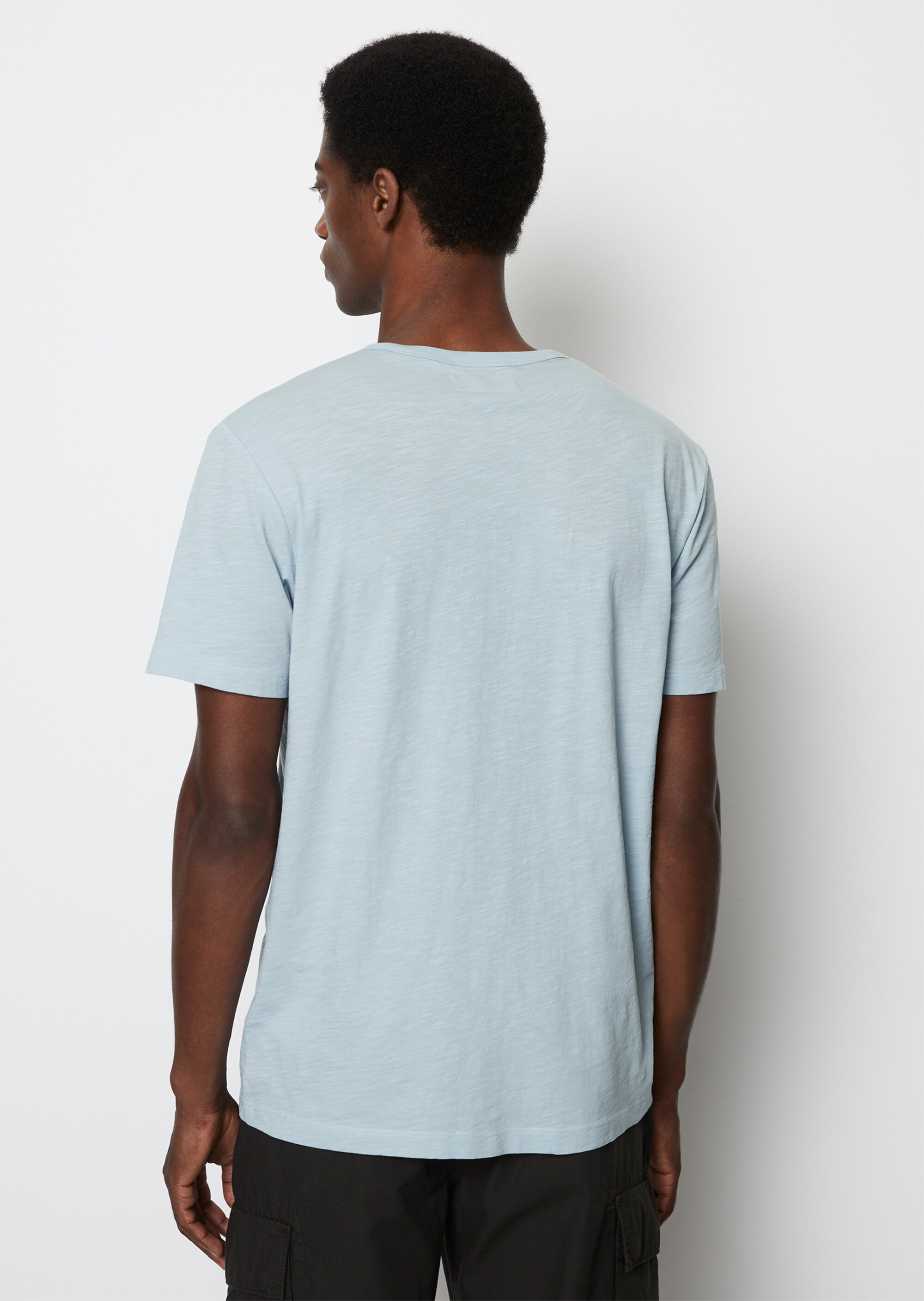 Henley-Shirt regular in softer Slub-Jersey-Qualität